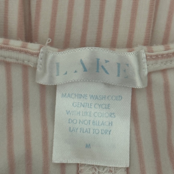 LAKE DreamKnit striped caftan nightgown - Picture 8 of 12